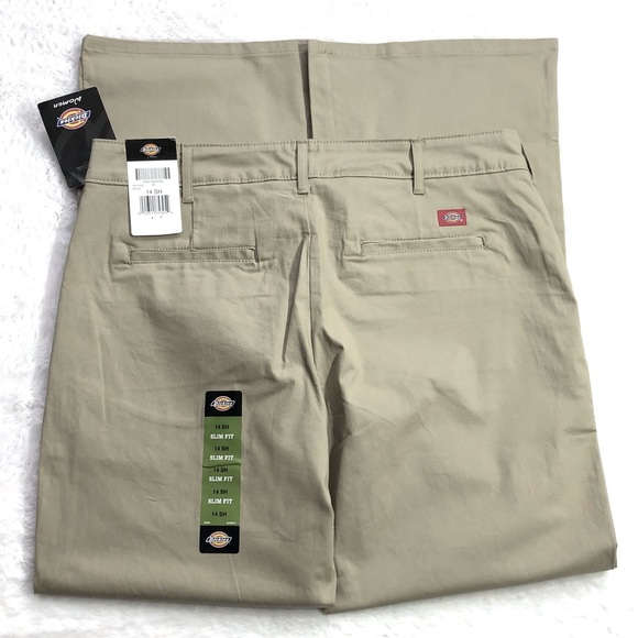 Dickies Slim Fit Boot Cut Twill Pants - Picture 4 of 10